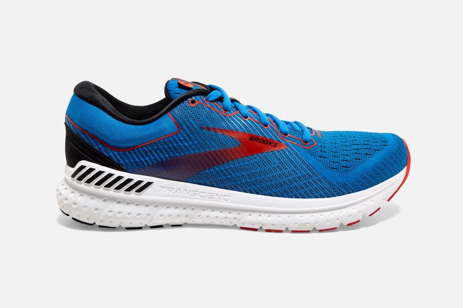 Brooks Transcend 7 Road Loopschoenen Heren - Blauw/Rood - 897163GUK